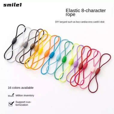 Dây thun 8 hình SMILE Nylon DIY, đĩa chữ U Mini, giảm giá 25% chỉ 25.300₫