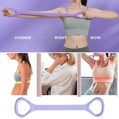 Dây thun Pilates 8 hình cáng Yoga Đeo kháng lực tập cánh tay vai giảm giá chỉ 54.000đ