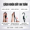 Dây Thun Safetraps 1-3m Co Giãn, Lõi Thép, Móc Nhựa, Chịu Tải Lớn - Giá 34.300đ 6