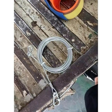 Dây Treo Đa Năng Có Móc Khóa - Dây Cáp Bọc Nhựa Siêu Bền, Chịu Lực, Tiện Lợi 79k