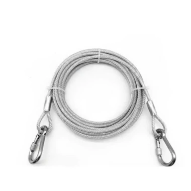 Dây Treo Đa Năng Có Móc Khóa - Dây Cáp Bọc Nhựa Siêu Bền, Chịu Lực, Tiện Lợi 79k