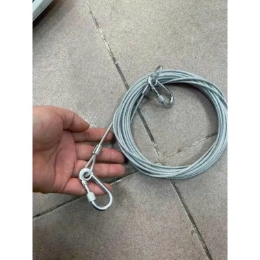 Dây Treo Đa Năng Có Móc Khóa - Dây Cáp Bọc Nhựa Siêu Bền, Chịu Lực, Tiện Lợi 79k