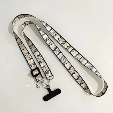Dây treo điện thoại đeo vai, họa tiết cổ điển, độ dài điều chỉnh, ngăn mất – 49.000đ 9