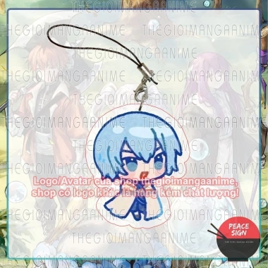 Dây treo điện thoại FRIEREN BEYOND JOURNEYS END mác hồng mica acrylic - Dây móc khóa anime tiện lợi xinh xắn 15.000đ 3