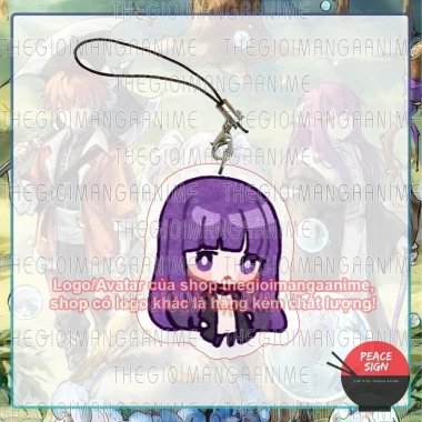 Dây treo điện thoại FRIEREN BEYOND JOURNEYS END mác hồng mica acrylic - Dây móc khóa anime tiện lợi xinh xắn 15.000đ 6