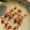 Dây treo điện thoại handmade móc khóa quả táo đỏ - Giá chỉ 39.000₫