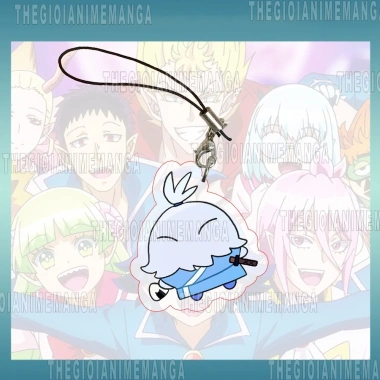 Dây treo điện thoại IRUMA GIÁ ĐÁO THU NHỎ Mairimashita Iruma-kun anime chibi mica acrylic xinh xắn 15.000₫ 2