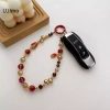 Dây Treo Điện Thoại LUImo Hoạt Hình Luy Cat Handmade Đính Hạt Chống Mất Đa Năng SBS 4