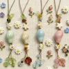 Dây treo điện thoại vintage gốm cá, hoa, sao biển, mèo - Giá ưu đãi 26.000đ 2