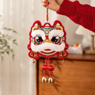Dây treo đỏ con Lân T516 - Trang trí Tết Nguyên Đán, lễ xuân, giá ưu đãi 49k 8