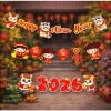 Dây treo Happy New Year 2.026 - Cờ Tết banner siêu đẹp, giá 10.000đ giảm