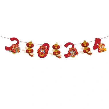 Dây treo Happy New Year 2.026 - Cờ Tết banner siêu đẹp, giá 10.000đ giảm