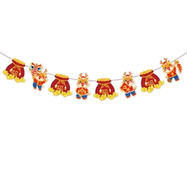 Dây treo Happy New Year 2.026 - Cờ Tết banner siêu đẹp, giá 10.000đ giảm