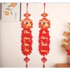 Dây treo liễng Tết đỏ hoa văn - Trang trí năm mới, giảm giá 30.000đ 2