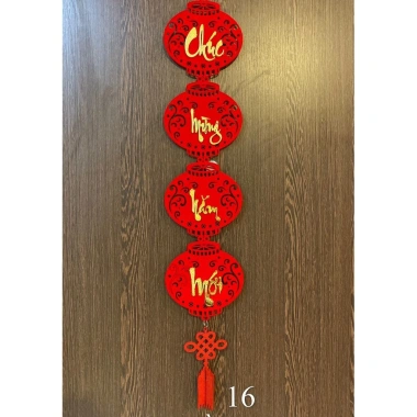 Dây treo nhung đỏ TL16‑TL21 – Trang trí Tết, phù hợp dây lồng đèn, chỉ 45.000₫