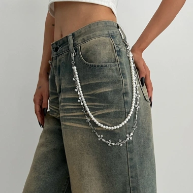 Dây Treo Quần Jean 2 Tầng Punk Hip Hop Rock Xích Unisex Cá Tính BD2 57.600₫ 3