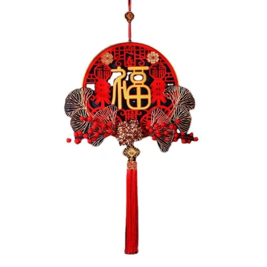Dây Treo Trang Trí Thần Tài Lắc Phông Nền Cửa Sổ 38cm Sang Chảnh Tết Giá 90.000