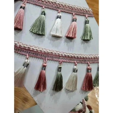 Dây tua rua đa năng 1 cuộn - Trang trí rèm, tua may, xe ô tô, túi - Giá chỉ 270.000đ