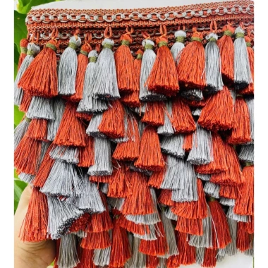 Dây tua rua đa năng 1 cuộn - Trang trí rèm, tua may, xe ô tô, túi - Giá chỉ 270.000đ
