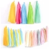 Dây tua rua giấy trang trí sinh nhật, dây treo bóng jumbo - Giá 26.000đ, nhẹ, màu rực rỡ 7