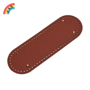 Đáy túi bầu dục 30x10cm - Phụ kiện thủ công cho túi dệt kim, da PU DIY màu trơn VN 11 Đáy túi bầu dục 30x10cm - Phụ kiện thủ công cho túi dệt kim, da PU DIY màu trơn VN 11