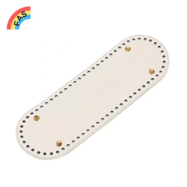 Đáy túi bầu dục 30x10cm - Phụ kiện thủ công cho túi dệt kim, da PU DIY màu trơn VN 13 Đáy túi bầu dục 30x10cm - Phụ kiện thủ công cho túi dệt kim, da PU DIY màu trơn VN 13