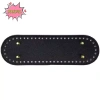 Đáy túi da 26,5 x 8cm 4 đinh tán - Túi bầu dục chống mài mòn, chắc chắn cho đan móc VN - Chỉ 22.199 VND 12