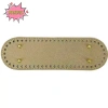Đáy túi da 26,5 x 8cm 4 đinh tán - Túi bầu dục chống mài mòn, chắc chắn cho đan móc VN - Chỉ 22.199 VND 14