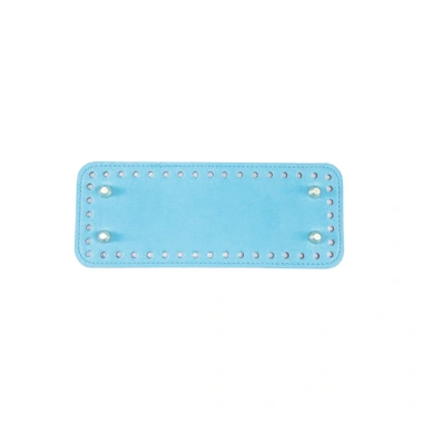Đáy túi da 26,5 x 8cm 4 đinh tán - Túi bầu dục chống mài mòn, chắc chắn cho đan móc VN - Chỉ 22.199 VND 18