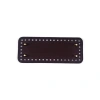 Đáy túi da 26,5 x 8cm 4 đinh tán - Túi bầu dục chống mài mòn, chắc chắn cho đan móc VN - Chỉ 22.199 VND 19