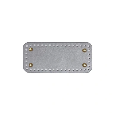 Đáy túi da 26,5 x 8cm 4 đinh tán - Túi bầu dục chống mài mòn, chắc chắn cho đan móc VN - Chỉ 22.199 VND 20