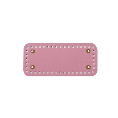 Đáy túi da 26,5 x 8cm 4 đinh tán - Túi bầu dục chống mài mòn, chắc chắn cho đan móc VN - Chỉ 22.199 VND 21