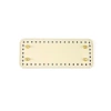Đáy túi da 26,5 x 8cm 4 đinh tán - Túi bầu dục chống mài mòn, chắc chắn cho đan móc VN - Chỉ 22.199 VND 23