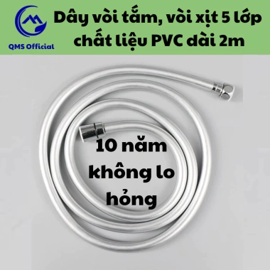 Dây vòi hoa sen PVC 5 lớp siêu bền, dài 1m2-1m5, cho vòi xịt vệ sinh, giá ưu đãi 37.000đ 3 Dây vòi hoa sen PVC 5 lớp siêu bền, dài 1m2-1m5, cho vòi xịt vệ sinh, giá ưu đãi 37.000đ 3