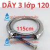 Dây vòi sen, dây xịt vệ sinh inox 3 lớp chịu áp lực cao, 1,15m hoặc 1,45m - Giá ưu đãi 43.870 VND 6