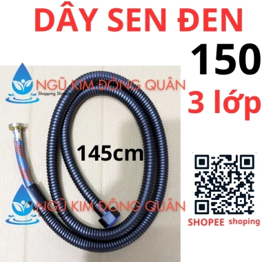 Dây vòi sen, dây xịt vệ sinh inox 3 lớp chịu áp lực cao, 1,15m hoặc 1,45m - Giá ưu đãi 43.870 VND 13