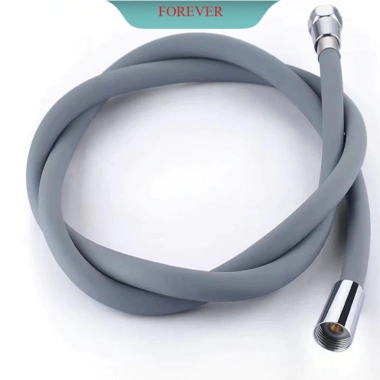 Dây vòi silicone mềm 1.5m chống xoắn, chịu nhiệt tốt - màu xám, giá chỉ 76.000đ