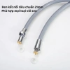 Dây vòi silicone mềm 1.5m chống xoắn, chịu nhiệt tốt - màu xám, giá chỉ 76.000đ 2