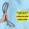 Dây vòi silicone mềm 1.5m chống xoắn, chịu nhiệt tốt - màu xám, giá chỉ 76.000đ 3
