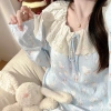 Dây xích cổ ngỗng đồ ngủ bé gái cotton dài tay mùa xuân hạ thu, giảm giá 159k 6