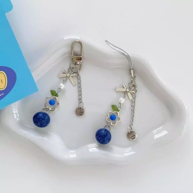 Dây Xích Điện Thoại Dễ Thương Màu Xanh Trái Cây - Phụ Kiện Quà Tặng Cô Gái