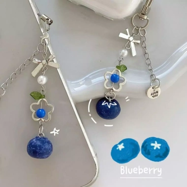 Dây Xích Điện Thoại Dễ Thương Màu Xanh Trái Cây - Phụ Kiện Quà Tặng Cô Gái 3 Dây Xích Điện Thoại Dễ Thương Màu Xanh Trái Cây - Phụ Kiện Quà Tặng Cô Gái 3