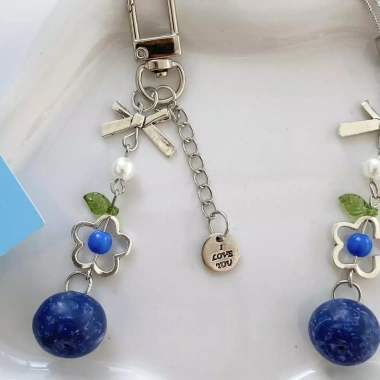 Dây Xích Điện Thoại Dễ Thương Màu Xanh Trái Cây - Phụ Kiện Quà Tặng Cô Gái 6 Dây Xích Điện Thoại Dễ Thương Màu Xanh Trái Cây - Phụ Kiện Quà Tặng Cô Gái 6