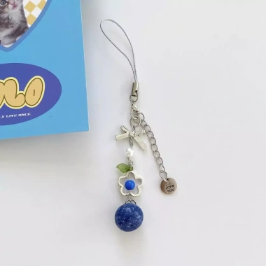 Dây Xích Điện Thoại Dễ Thương Màu Xanh Trái Cây - Phụ Kiện Quà Tặng Cô Gái