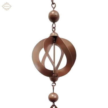 Dây Xích Mưa Kim Loại Thay Thế Downspouts, Hút Mưa Nhanh, Dễ Lắp Đặt cho Sân Vườn, Gazebo, Mái Hiên - Giá 354.200 VND