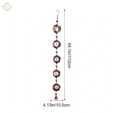 Dây Xích Mưa Kim Loại Thay Thế Downspouts, Hút Mưa Nhanh, Dễ Lắp Đặt cho Sân Vườn, Gazebo, Mái Hiên - Giá 354.200 VND