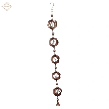 Dây Xích Mưa Kim Loại Thay Thế Downspouts, Hút Mưa Nhanh, Dễ Lắp Đặt cho Sân Vườn, Gazebo, Mái Hiên - Giá 354.200 VND