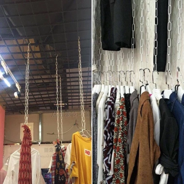 Dây xích nhựa & kim loại treo quần áo - Phụ kiện thời trang shop, chỉ 11.000đ 5