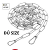 Dây xích phơi quần áo inox 304 – Chống trượt, sắt bền, dùng ngoài trời, giá 39.000