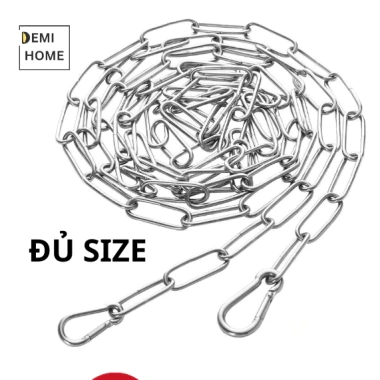 Dây xích phơi quần áo inox 304 – Chống trượt, sắt bền, dùng ngoài trời, giá 39.000